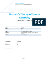 3.12.3.2-Einsteins Theory of Special Relativity-Qp1 A-Level-Physics
