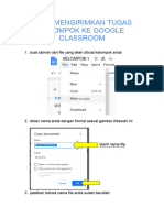 Cara Mengirimkan Tugas Kelompok Ke Google Classroom