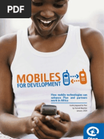 Mobiles For Development - Plan 2009