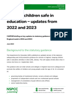 Keeping Children Safe in Education 2022 2023 Updates