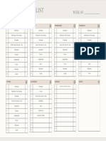 Weekly To Do List Landscape Planner