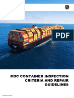 MSC Container Inspection Criteria and Repair Guidelines - April 2023