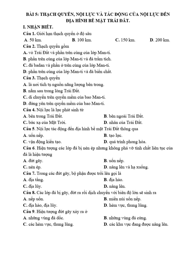 BÀI 5 N I L C HS | PDF