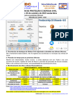 Boletim de Previsão Do Tempo - Nº293