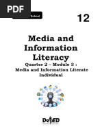 Mil-Media and Information Literate