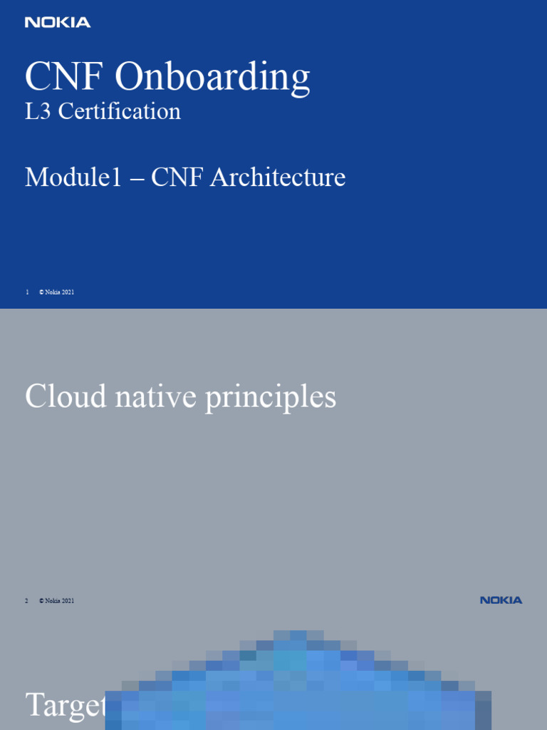 CNF Architecture | Download Free PDF | Virtual Machine | Cloud Computing