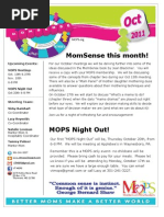 Momsense This Month!: Upcoming Events