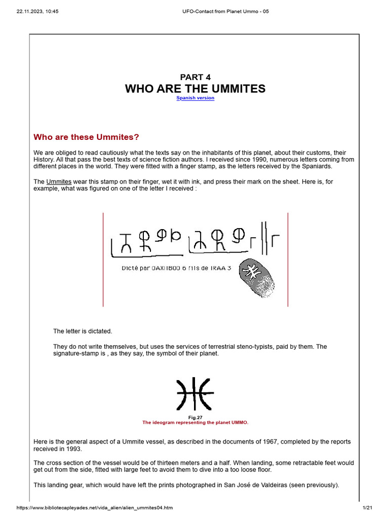 Understanding the Ummites: UFO Insights | PDF | Speed Of Light | Universe