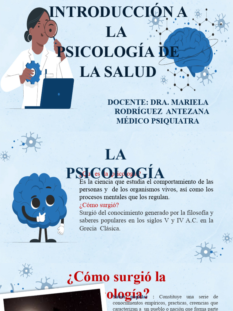 1.Introducción al estudio de la Psicologia médica | PDF | Sicología ...