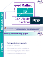 C1.4 Algebra and Functions 4