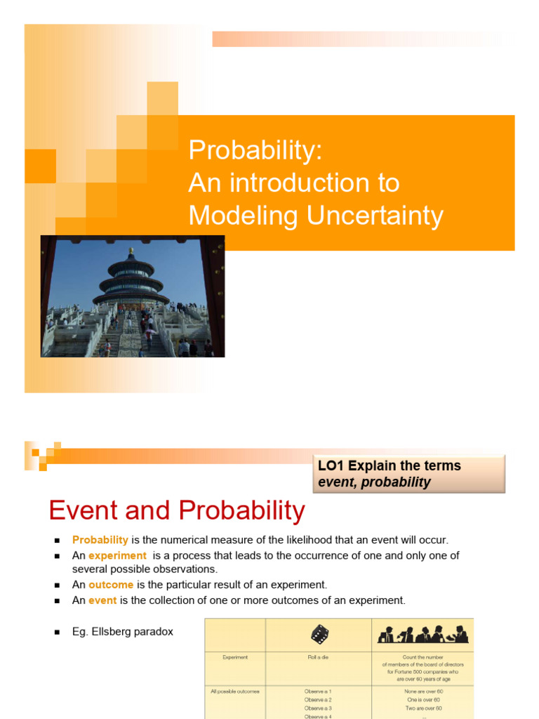 BA - Modeling Uncertainty - AP - SV | PDF | Probability Distribution ...