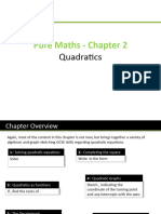 P1 Chp2 Quadratics