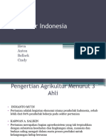 Agrikultur Indonesia