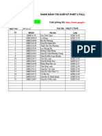 Danh Sách Thi FE Tiếng Anh - Speaking - 28.12.21