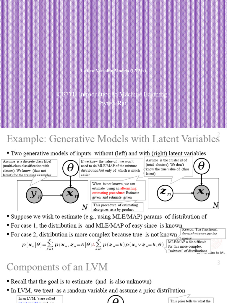 Understanding Latent Variable Models | PDF | Mathematical Optimization ...