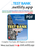 Test Bank For Essentials of Anatomy and Physiology 2nd Edition Saladin