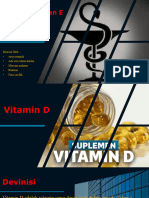 Analisis Vitamin D Dan e
