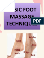 Foot Massage Procedures