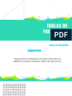 Tablas de Frecuencia