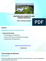 2021 Wastewater Concepts and Characteristics (Engr. Kim)