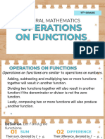 OPERATIONS ON FUNCTIONS Hdhdhdhdhhs