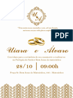 Convite Casamento UA