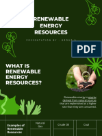 Renewable Enery Resources Presentation