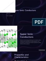 Topic Super Ionic Conductors