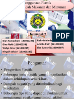 Penggunaan Pelastik Sebagai Wadah Makanan Dan Minuman Fix