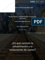 Restauración y Rehabilitación Ambiental de Suelos