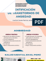 Identificacion de Trastornos de Ansiedad