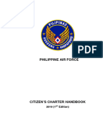 PAF Citizen's Charter Handbook 1st Edition - 2019