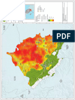 Peta Resiko Kebakaran Hutan Kabupaten Padang Lawas