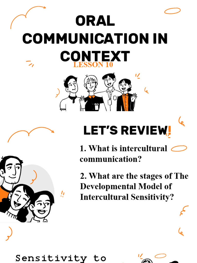 Oral Com Lesson 10 PDF Communication Social Status