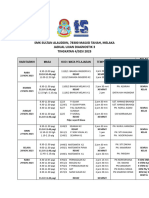 SMK Sultan Alauddin, 78300 Masjid Tanah, Melaka Jadual Ujian Diagnostik 3 Tingkatan 4/sesi 2023