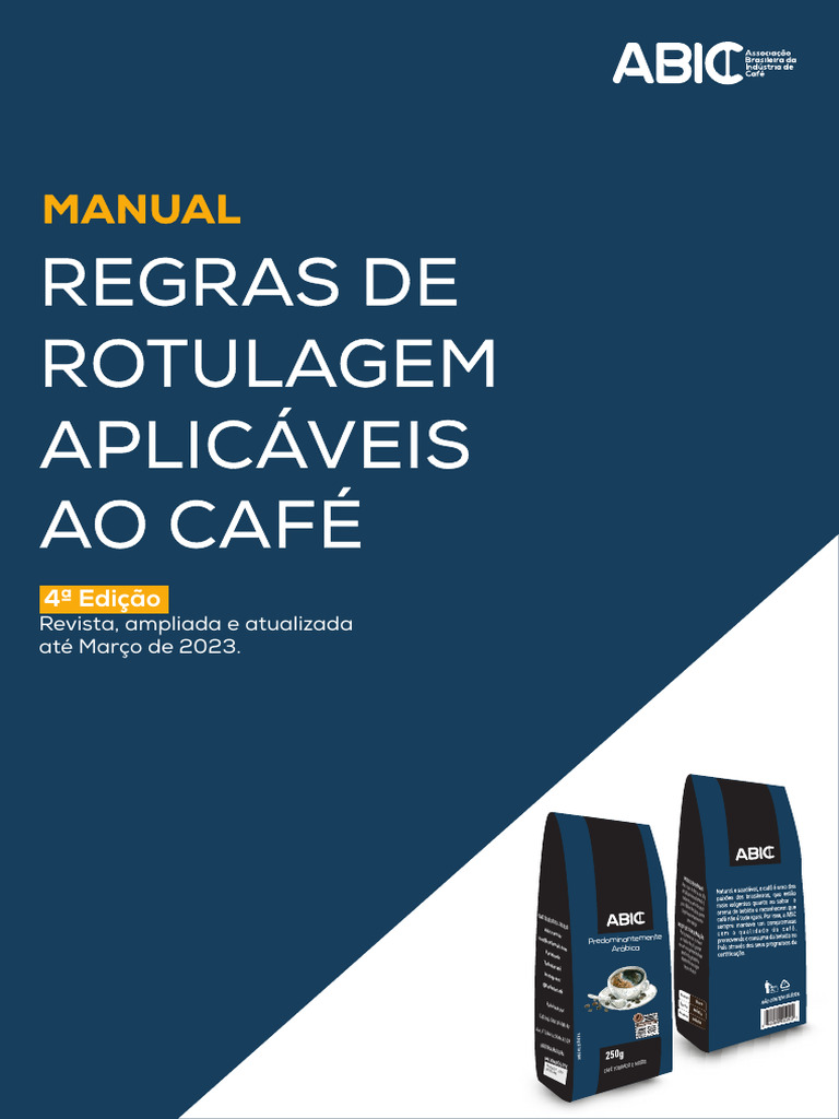 ABIC Manual de Rotulagem Marco | PDF | Café
