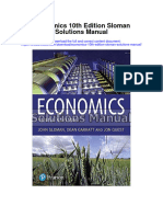 Economics 10th Edition Sloman Solutions Manual