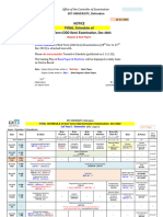 F - Final Date Sheet - End Term Examination, Dec 2023