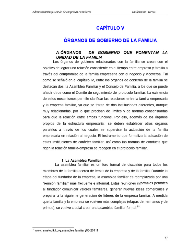 Protocolo y Asamblea Familiar en Empresas | PDF | Business | Familia