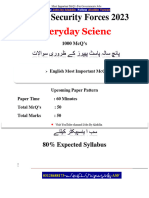 Everydays Science 1000 Most Repeated MCQs by Aladdin Tareen