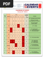 Calendar of Events: ODD Semester BE - 2021 | PDF | Schools | Religious  Holidays