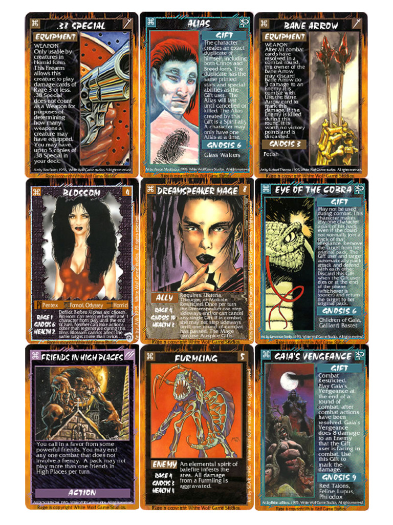 Rage CCG Least Wanted | PDF | Tabletop Games | Gaming