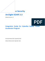 ArcSight SOAR CyberRes Galaxy Threat Accelerator Integration Guide