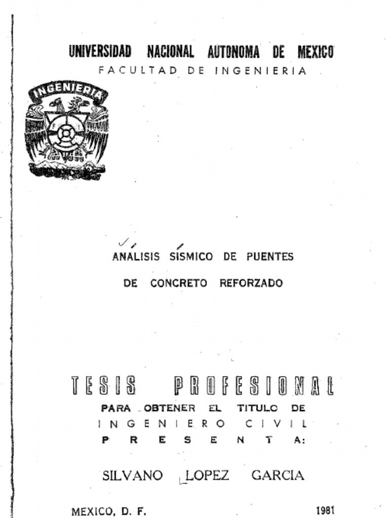 Analisis Sismico De Puentes Pdf