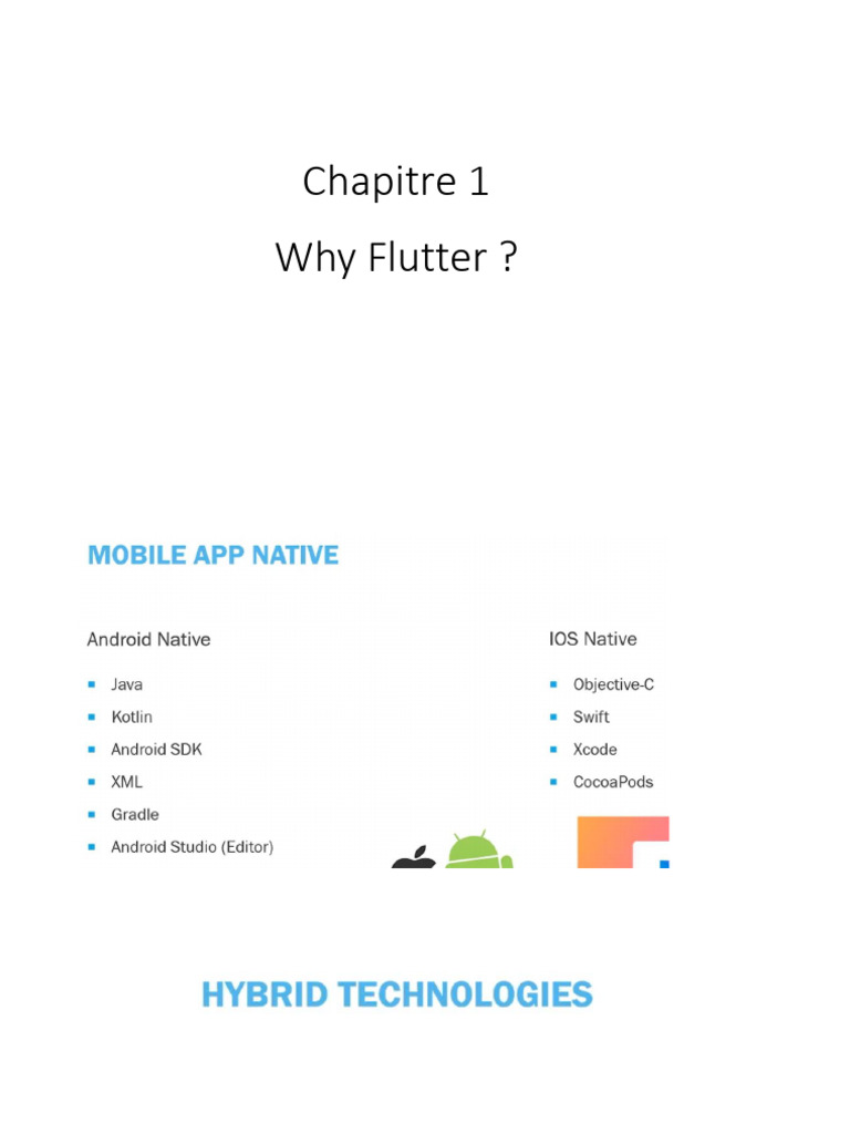 Flutter vs React Native : Comparatif 2023 | PDF | Secteur d'activité du ...