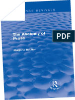 (Marjorie Boulton) The Anatomy of Prose