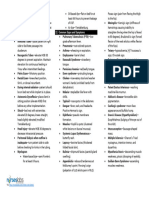 Nursing Cram Sheet - 6