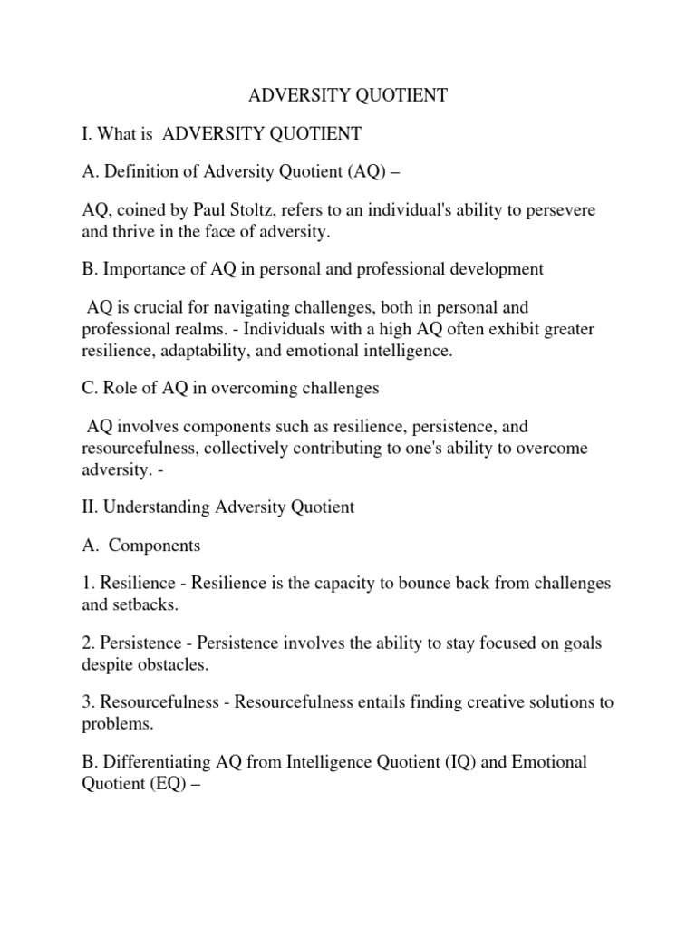 Aq and Eq | PDF | Psychological Resilience | Emotional Intelligence