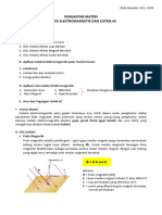 Ringkasan Materi Induksi Elektromagnetik 