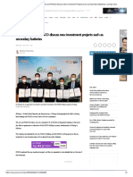 Pohang City and POSCO Discuss New Investment Projects Such As Secondary Batteries - (21 April 2022)